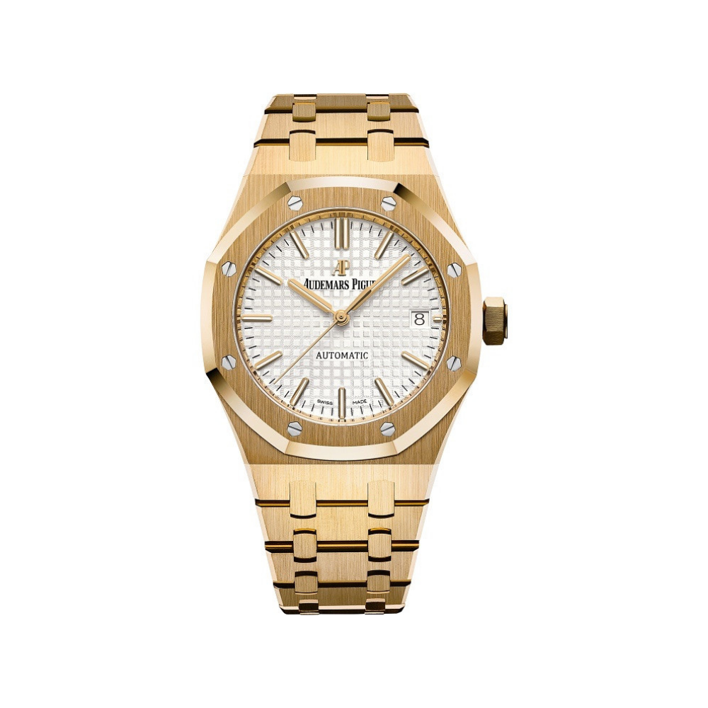 Audemars Piguet Royal Oak Selfwinding 37mm Yellow Gold White Dial 15450BA.OO.1256BA.01