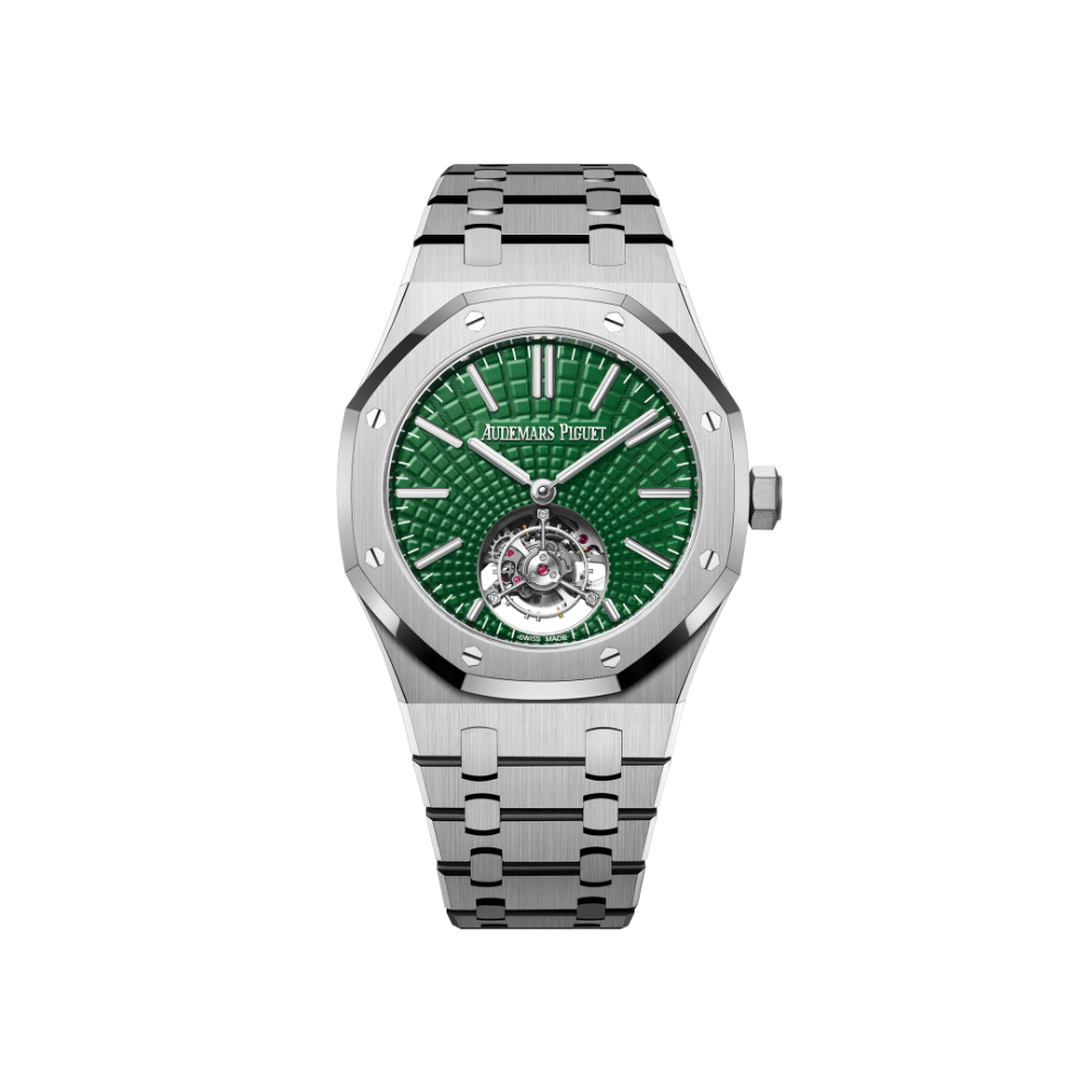 Audemars Piguet Royal Oak Selfwinding Flying Tourbillon Green Dial 26534TI.OO.1220TI.01