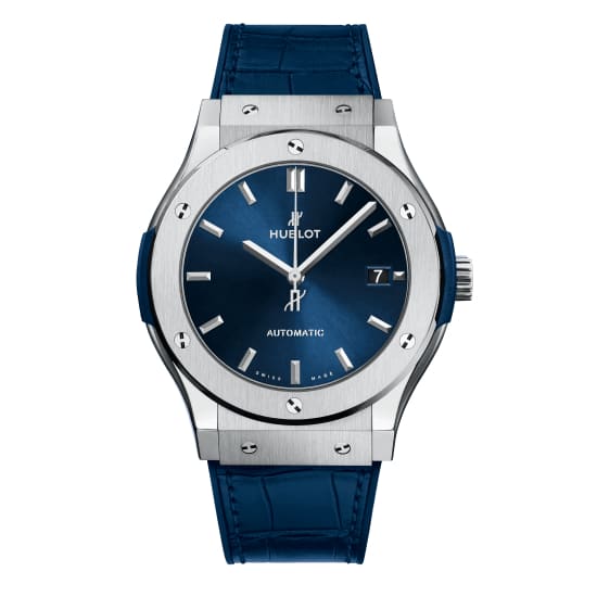 Hublot Classic Fusion Titanium Blue Ref. # 511.NX.7170.LR