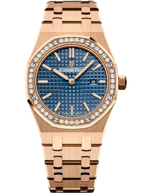 Audemars Piguet Royal Oak Quartz 33mm 67651OR Blue Dial