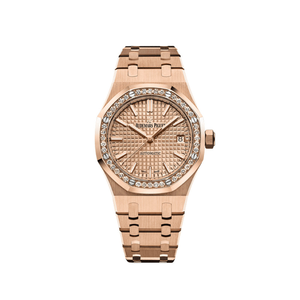 Audemars Piguet Royal Oak Selfwinding Ladies' Rose Gold Diamond Bezel 15451OR.ZZ.1256OR.03