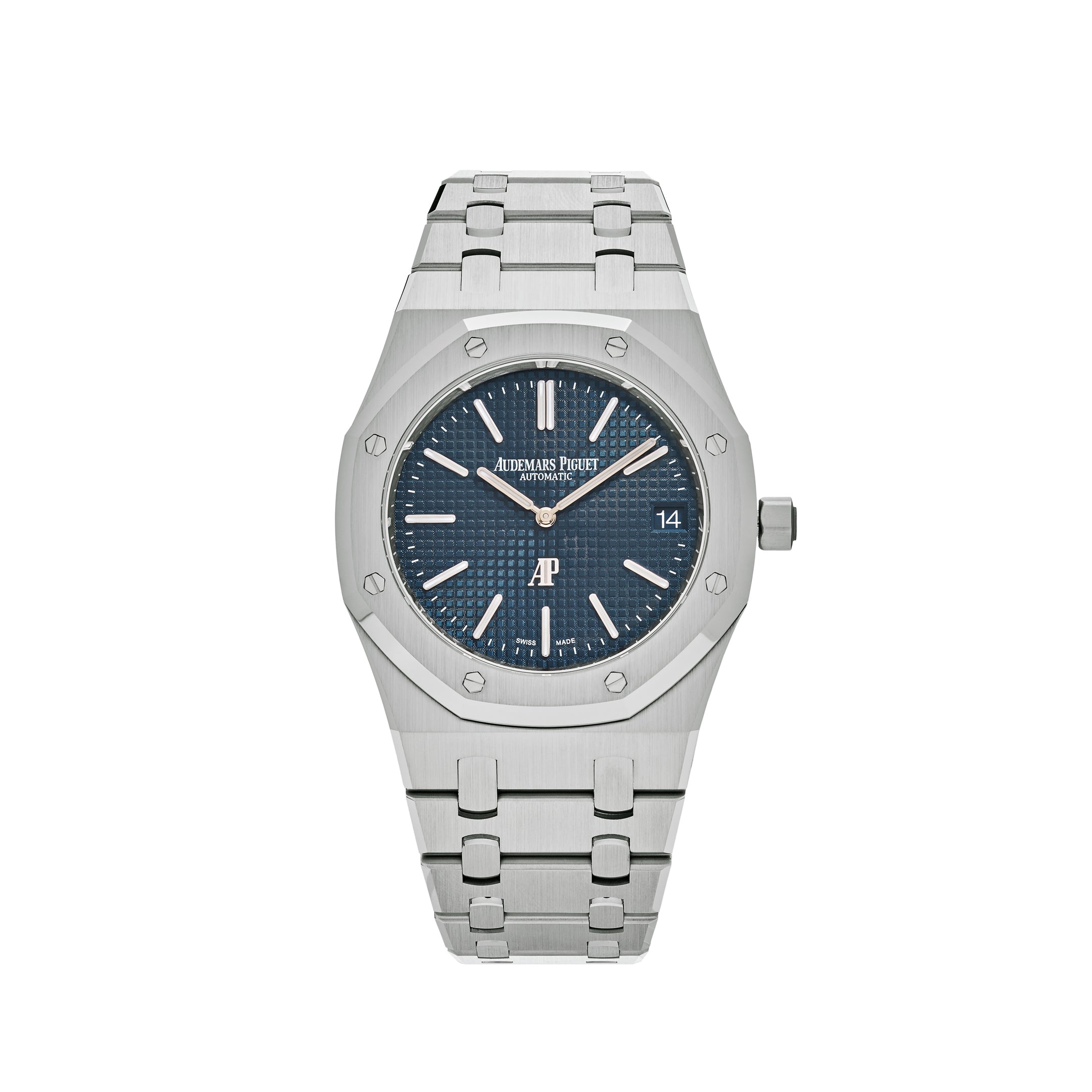 Audemars Piguet Royal Oak Jumbo Extra-Thin Steel Blue Dial 16202ST.OO.1240ST.02